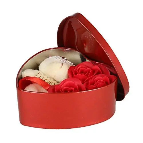 Webelkart Artificial Gift box (Red, 3 Piece)