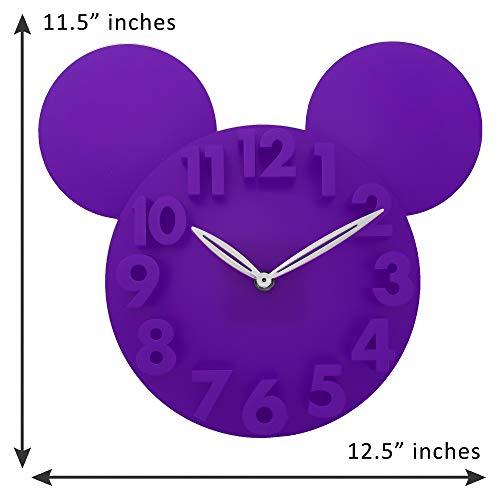 WebelKart Designer Plastic Wall Clock for Home/Living Room/Bedroom/Kitchen- 12.50 in