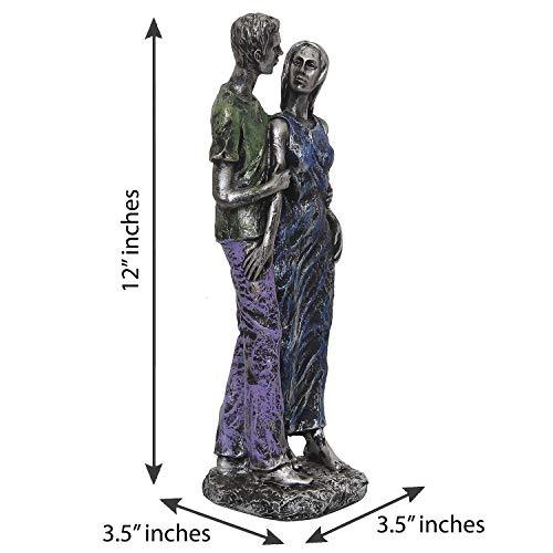 Webelkart Designer Romantic Valentine Love Couple Statue Showpiece Gifts-12 Inches