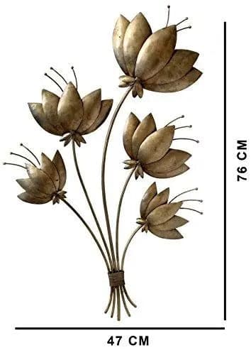 JaipurCrafts Decorative Wall Hanging of Lotus Leaf Showpiece
