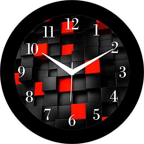 JaipurCrafts Plastic Modern Art Wall Clock (Multi_2 Inch X 12 Inch X 12 Inch)