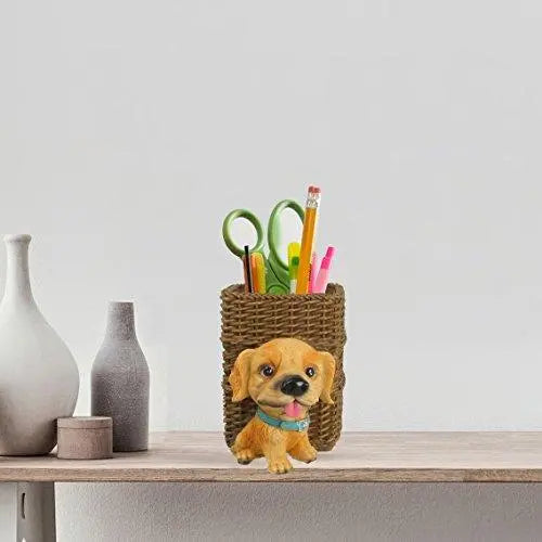 JaipurCrafts Unique Puppy Pen Stand for Valentines Day| Kiss Day| Mothers Day| Anniversary | Hug Day| Propose Day| Beer Day| Rose Day Gift