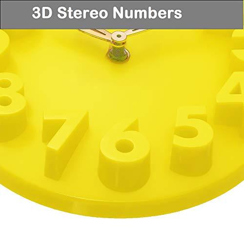 WebelKart Designer Plastic Wall Clock for Home/Living Room/Bedroom/Kitchen- 12.50 in