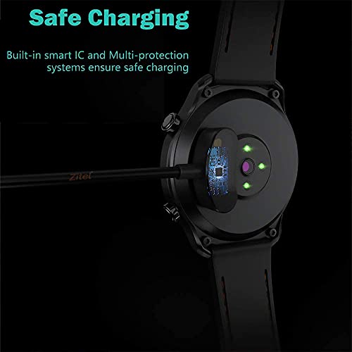 Zitel Charging Cable for Ticwatch Pro 5, Pro 3, Pro 3 LTE, Pro X, E3