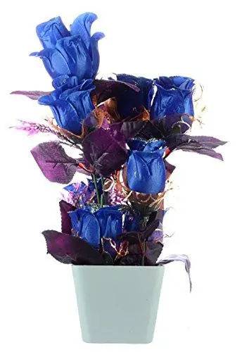 JaipurCrafts Premium Forever Collection Artificial Flowers with Pot