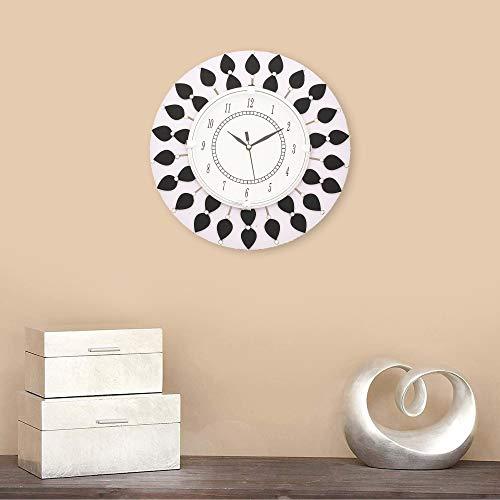 WebelKart Designer Wooden Wall Clock for Home/Living Room/Bedroom/Kitchen- 12 in (with Ajanta Brand Dial)