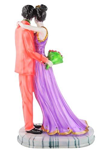 WebelKart JaipurCrafts Resin Romantic Valentine Love Couple Statue Showpiece (Multicolour)
