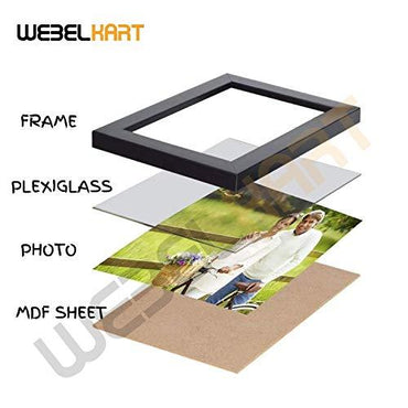 Webelkart Premium Inspirational Quotes Photo Frame for Wall, Office, Study Room Decoration Poster Framed with Plexi Glass, Size - 10 x 10 INCH