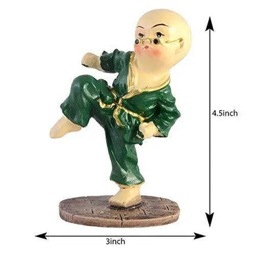 JaipurCrafts Premium Collection Kung-Fu Kid Showpiece