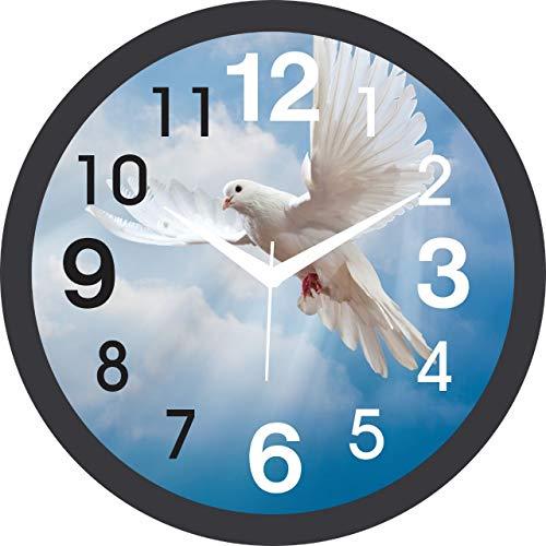 JaipurCrafts Plastic Designer Wall Clock for Home/Living Room/Bedroom/Kitchen with Ajanta Movement (12 in)