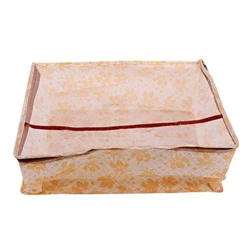 JaipurCrafts Saree Cover Full Transparent with Capacity of 10-15 Sarees (Non Wooven)- Set of 4