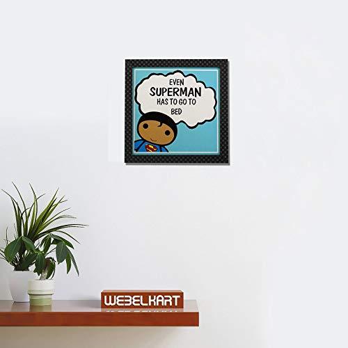 Webelkart Synthetic Motivational/Funny Quote Design Photo Poster Frame without Glass for Wall, Office, Study Room Decoration (Multicolour, 10 x 10 inch)