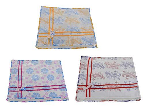 JaipurCrafts 12 Pcs Non Woven Fabric Saree Cover, 1 Saree, Gift Set, Assorted