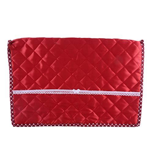 JaipurCrafts 1 Pcs Satin Fabric Saree Cover, 15 Sarees, Gift Set, Maroon (45 x 35 x 23 cm)