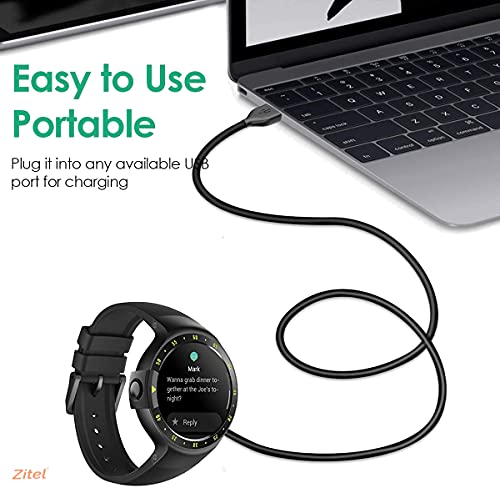 Zitel Charger for Ticwatch S/E Charging Cable