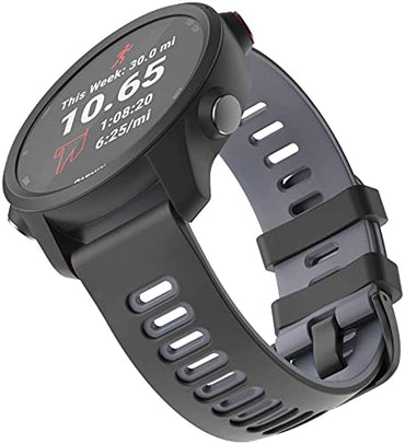 Zitel Band for Garmin Forerunner 245/Music, 645/Music, 165, 55, 158, Vivoactive 5/3, Venu Sq/Venu 2 Plus, 20mm Straps
