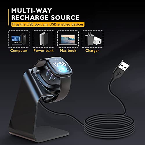 Zitel Charging Stand for Fitbit Sense / Versa 3