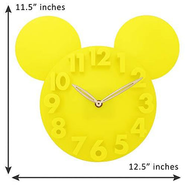 WebelKart Designer Plastic Wall Clock for Home/Living Room/Bedroom/Kitchen- 12.50 in