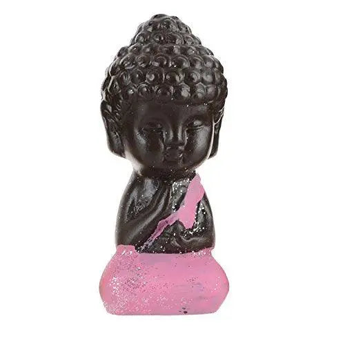JaipurCrafts Set of 4 Child Monk Showpiece - 7.62 cm (Polyresin, Multicolor)