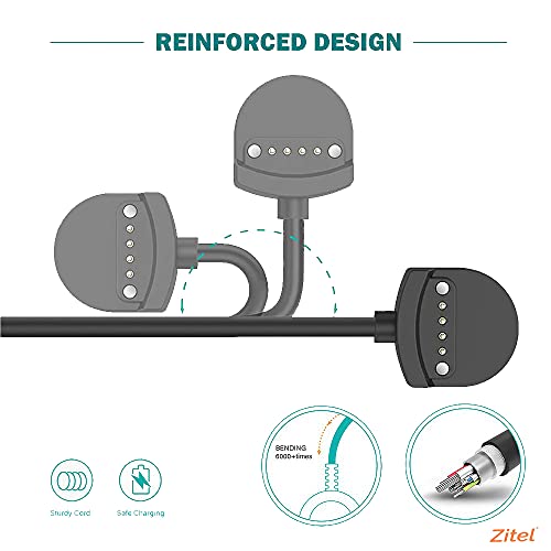 Zitel Charger for Ticwatch S/E Charging Cable