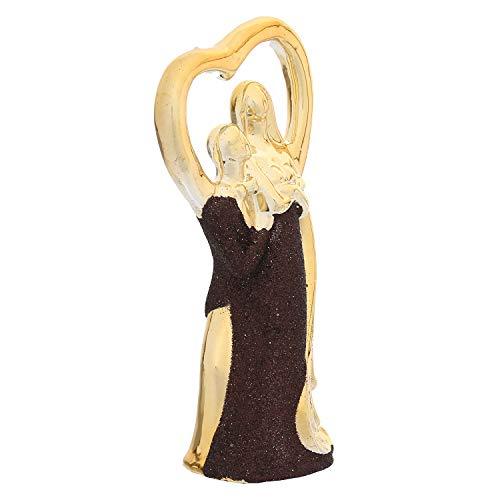 Webelkart Ceramic Cute Romantic Valentine Love Couple Sitting Statue Showpiece Gifts; 19 cm; Multicolour