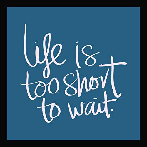 Webelkart Premium Motivational/Inspirational Quote Synthetic Photo Frame for Wall, Office, Study Room Decoration Poster Framed with Plexi Glass, Size - 10 x 10 Inch, Multicolour