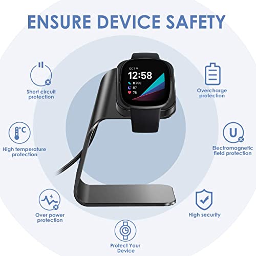 Zitel Charging Stand for Fitbit Sense / Versa 3
