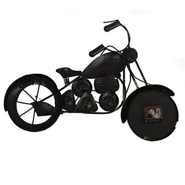 JaipurCrafts Designer Sports Bike Shaped Iron Wall Clock (15.50 in x 22 inch)