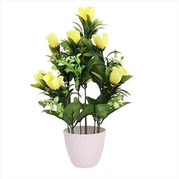 JaipurCrafts Premium Forever Collection Artificial Flowers with Pot