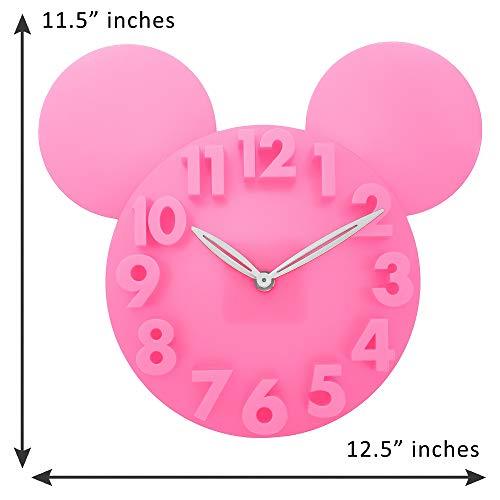 WebelKart Designer Plastic Wall Clock for Home/Living Room/Bedroom/Kitchen- 12.50 in