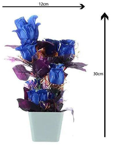 JaipurCrafts Premium Forever Collection Artificial Flowers with Pot