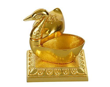 JaipurCrafts Metal Zinc Showpiece Figurine, 11 x 5 x 5 cm, White