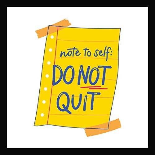Webelkart Premium Motivational/Inspirational Quote Photo Frame for Wall, Office, Study Room Decoration Poster Framed with Plexi Glass, Size - 10 x 10 INCH