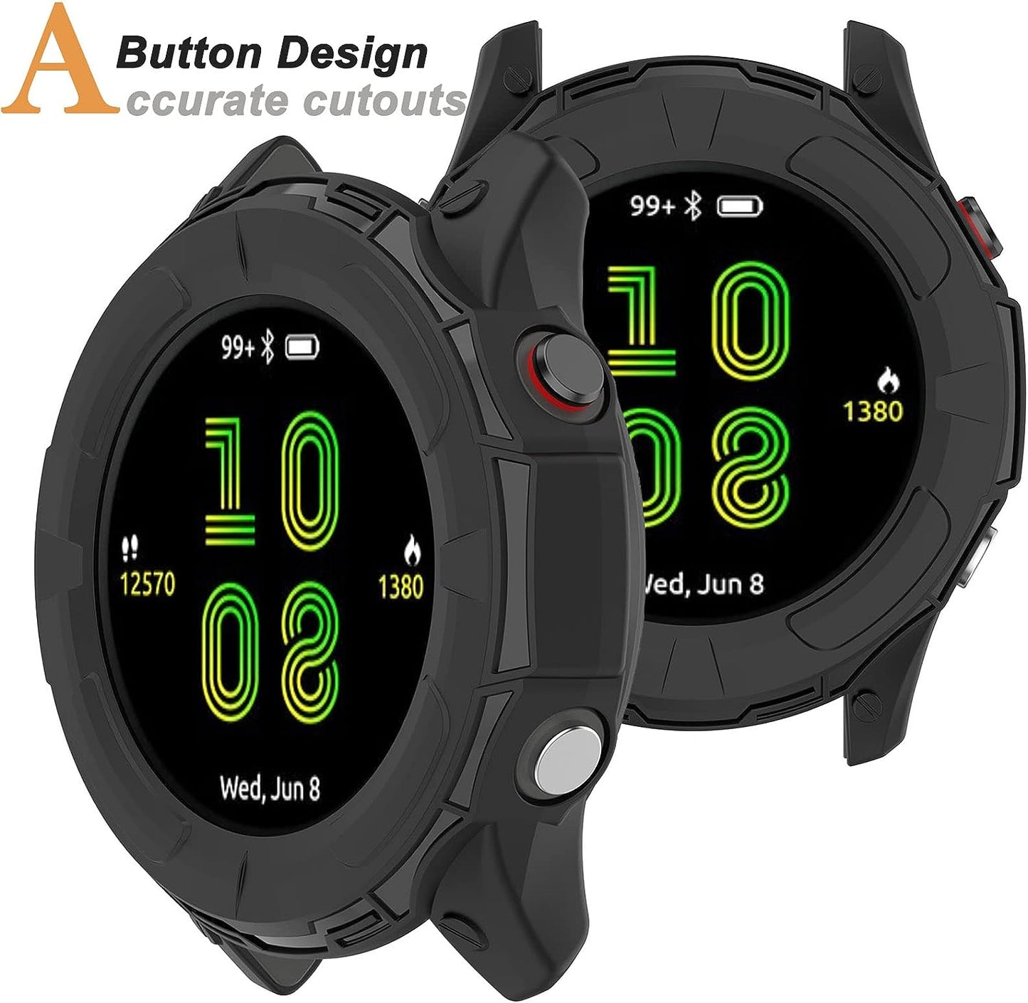 Zitel Case for Garmin Forerunner 265 - Black