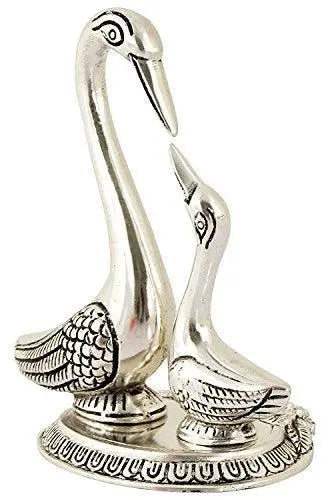 JaipurCrafts Aluminum Showpiece Figurine (13 x 8 x 14 cm, Silver)