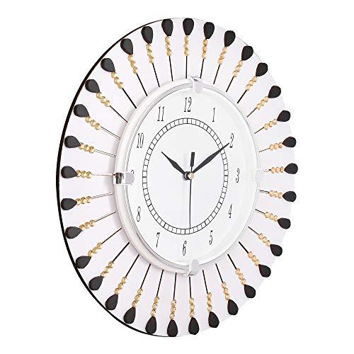 WebelKart Designer Wooden Wall Clock for Home/Living Room/Bedroom/Kitchen- 12 in (with Ajanta Brand Dial)