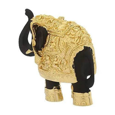 JaipurCrafts 24 Kt. Gold Plated Elephant Showpiece Figurine - of an erawat Gajantlaxmi