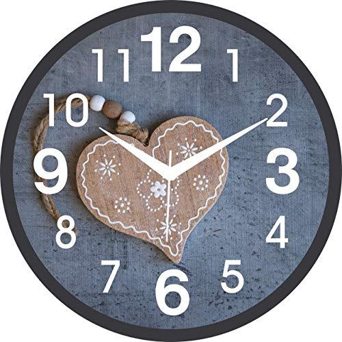 JaipurCrafts Plastic Wall Clock (Black_12 Inch X 2 Inch X 12 Inch)