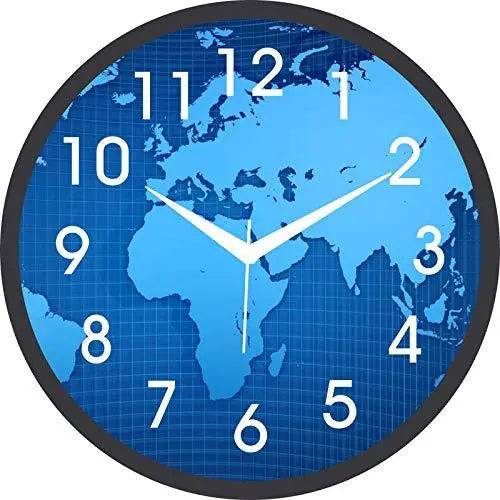Webelkart Designer Plastic Wall Clock for Home/Living Room/Bedroom / Kitchen- 9.50 in (with Ajanta Movement)