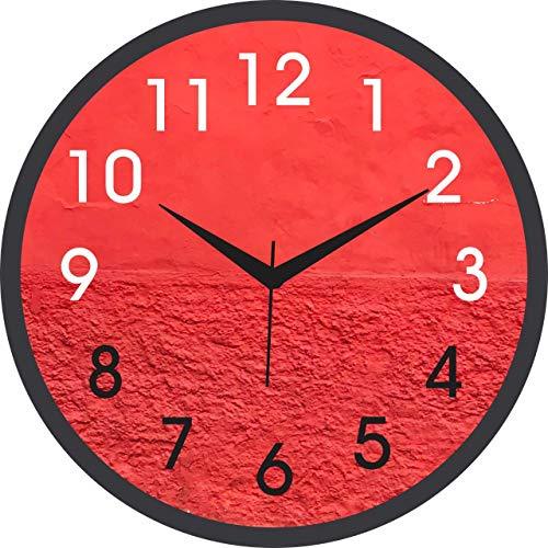 JaipurCrafts Plastic Designer Wall Clock for Home/Living Room/Bedroom/Kitchen with Ajanta Movement (12 in)