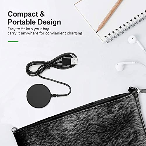 Zitel Charger for Samsung Galaxy Watch 4 / Watch 4 Classic - Replacement USB Charging Cable 100cm - Black
