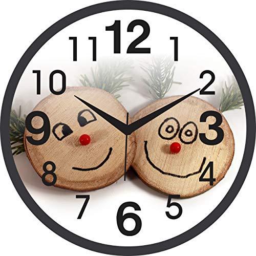 JaipurCrafts Plastic Designer Wall Clock for Home/Living Room/Bedroom/Kitchen with Ajanta Movement (12 in)