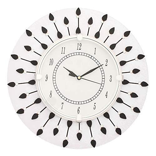 WebelKart Designer Wooden Wall Clock for Home/Living Room/Bedroom/Kitchen- 12 in (with Ajanta Brand Dial)