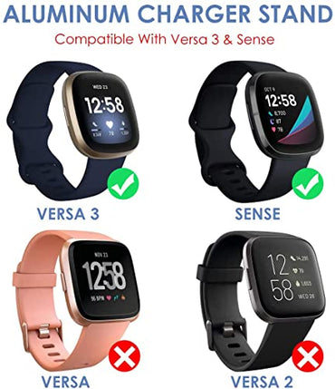 Zitel Charging Stand for Fitbit Sense / Versa 3