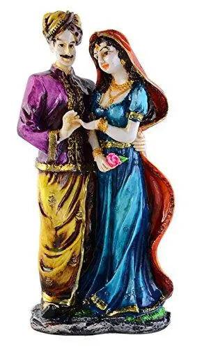 JaipurCrafts Beautiful Rajasthani Couple Showpiece