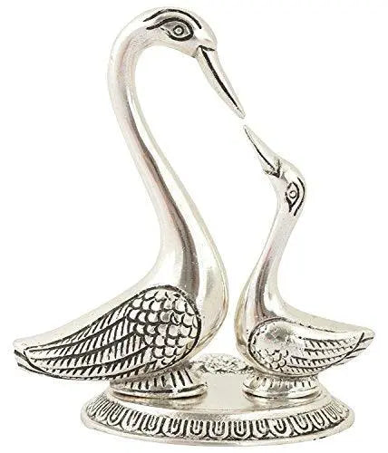 JaipurCrafts Aluminum Showpiece Figurine (13 x 8 x 14 cm, Silver)