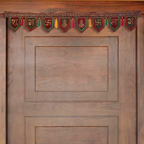 Webelkart Shubh Labh Handmade Door Toran for Door Home Decoration and Diwali Decoration (Multicolored)- 35 Inch