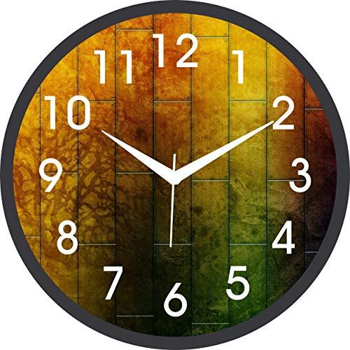 JaipurCrafts Plastic Designer Wall Clock for Home/Living Room/Bedroom/Kitchen with Ajanta Movement (12 in)