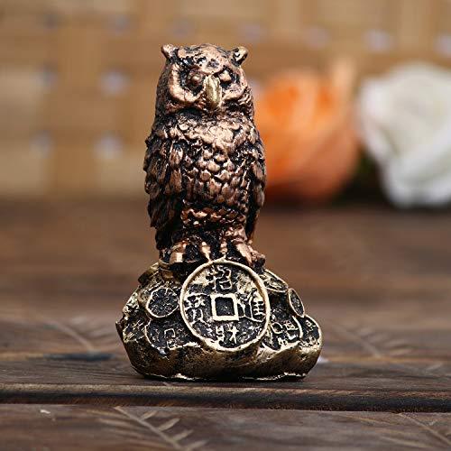 JaipurCrafts Premium Vintage Owl Bird Resin Decorative Showpiece | Home Decor | Resin Owl | Owl Bird