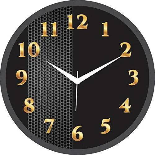 Webelkart Designer Plastic Wall Clock for Home/Living Room/Bedroom / Kitchen- 9.50 in (with Ajanta Movement)
